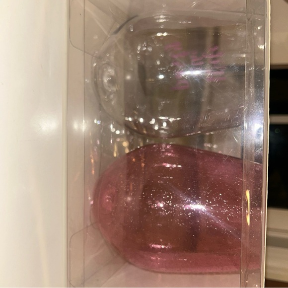 SLANT Collection Wife of the Party Plastic Wine Stemless 2 Glasses 30oz M112 NWT - Picture 4 of 5